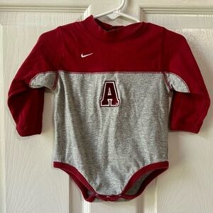 Nike Alabama Long sleeve Baby Onesie, 12 month
